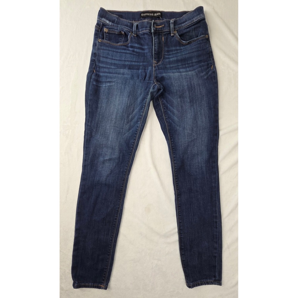 Express Jeans Legging Women 4R Blue Mid Rise Stretch Skinny Jeans Excellent